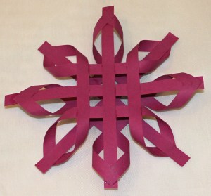 Pappersstjärna, instruktion 4